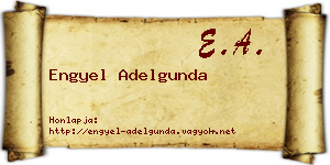Engyel Adelgunda névjegykártya